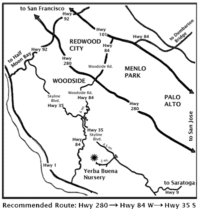 Map to Yerba Buena